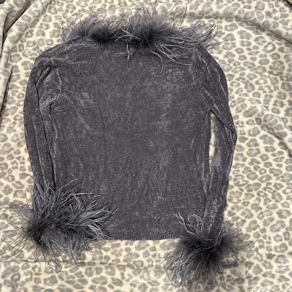 Feathered cardigan - Picture 5 of 5